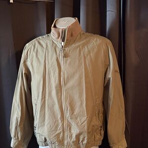 Tommy Bahama Men's Tan Windbreaker Jacket